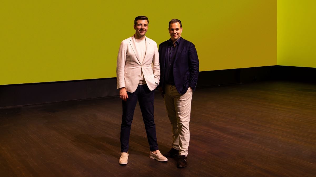 De broers Patrick en Milan van der Meulen. Soly