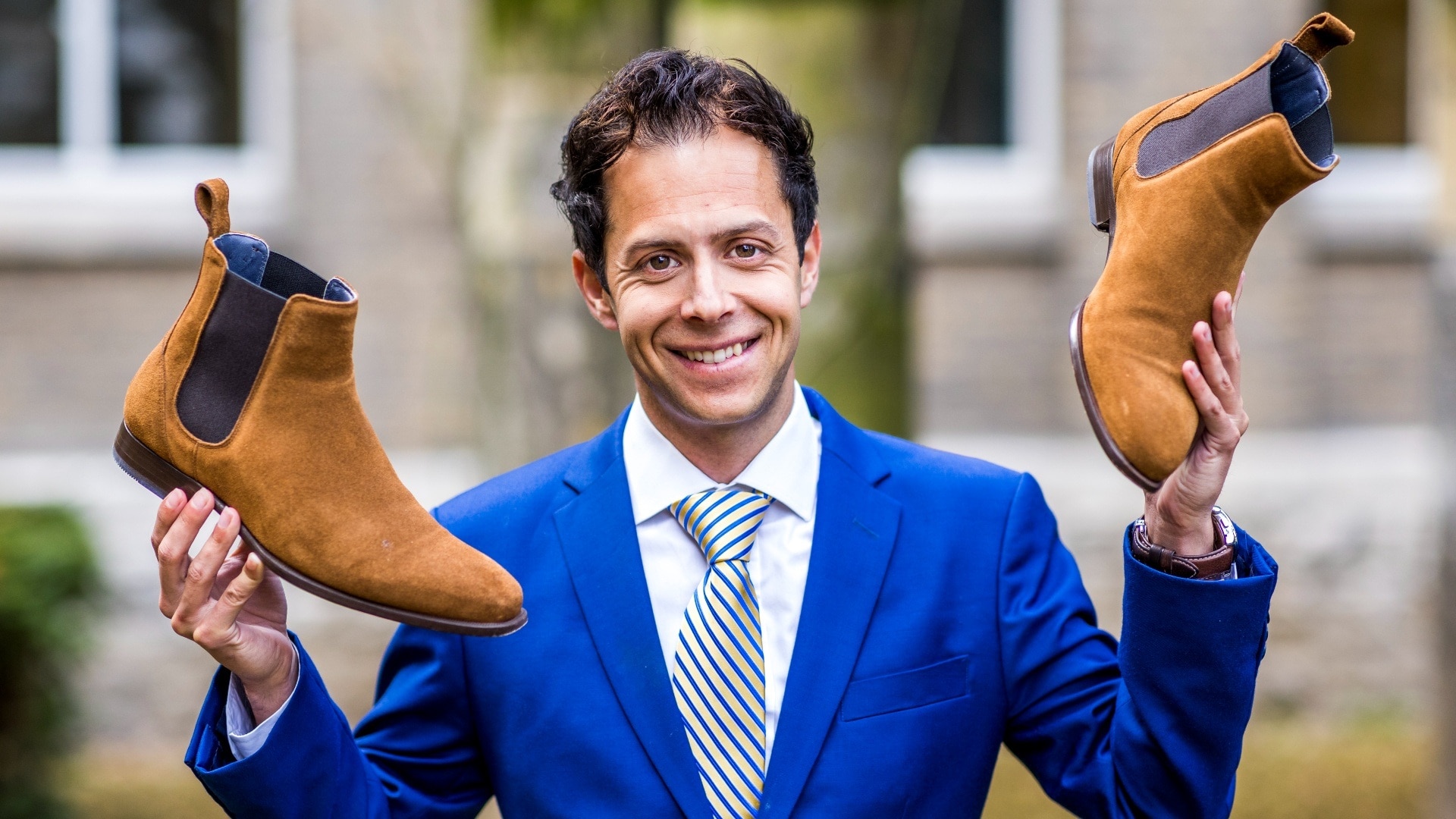 Sep Breukers, oprichter van het schoenenmerk Perlie.