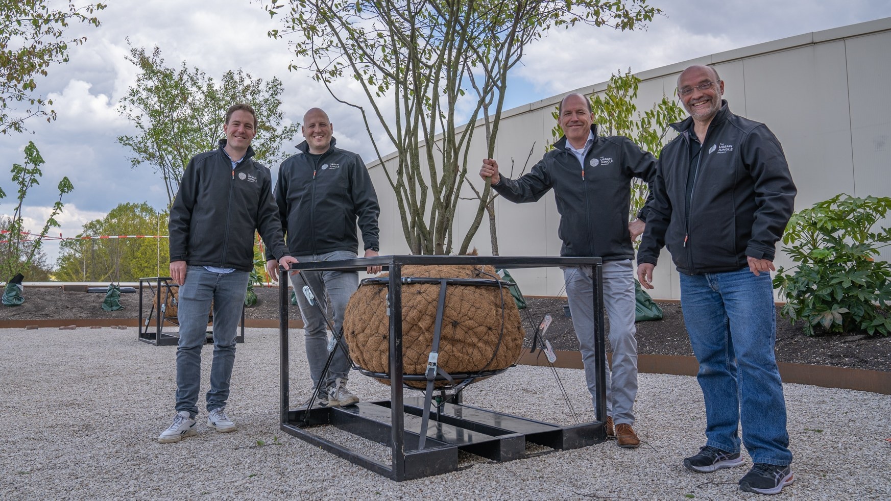 Daan Grasveld, Tom Evers, Maarten Grasveld en Stef Jansen zijn de gezichten achter The Urban Jungle Project.