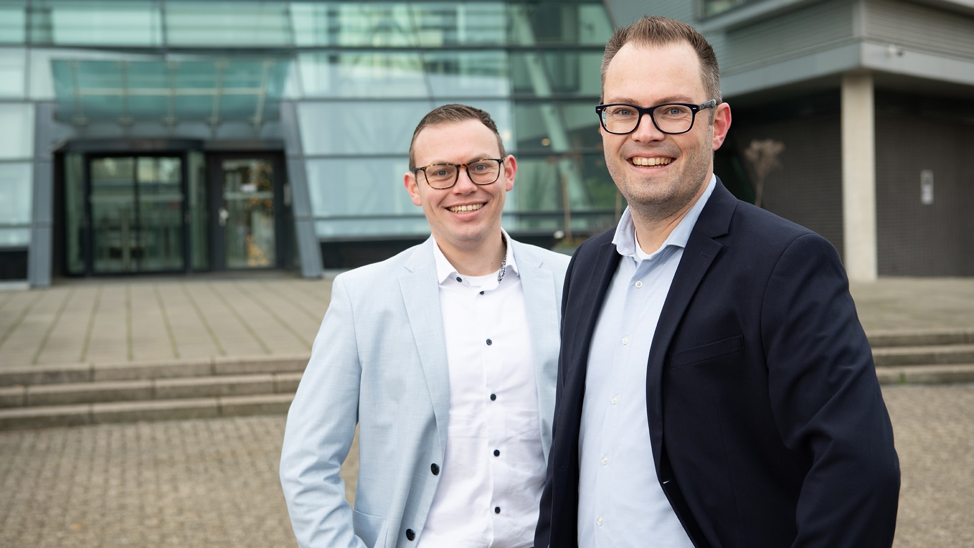 FundingBase wordt gevormd door Raymond Spenkelink (rechts) en Stefan Woestenenk.