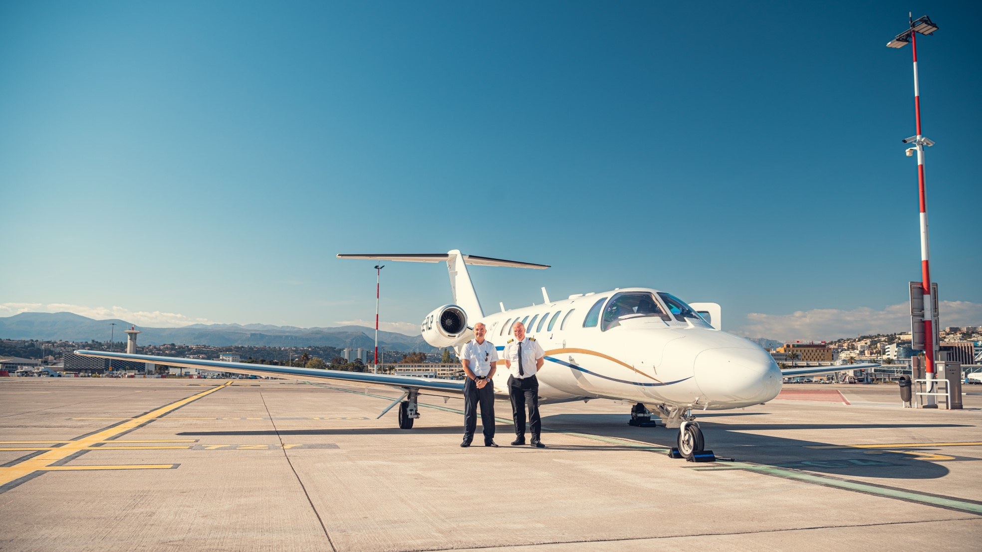 Piloten van Catch A Jet.