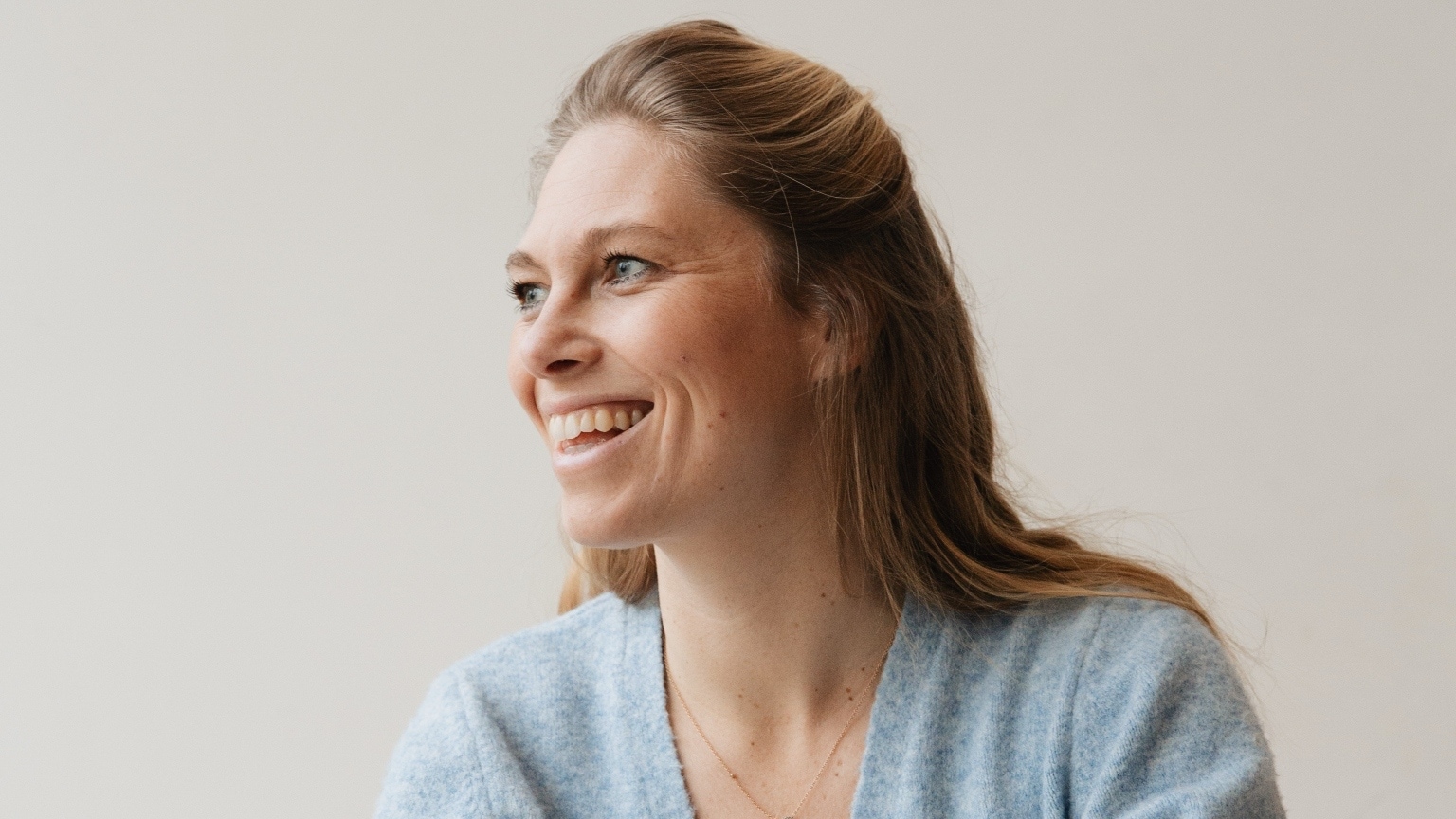 Julie Munneke Tromp, oprichter van Tiny Library. ,,Wij zijn het duurzame en circulaire alternatief voor Marktplaats en nieuwkoop van babyproducten.”