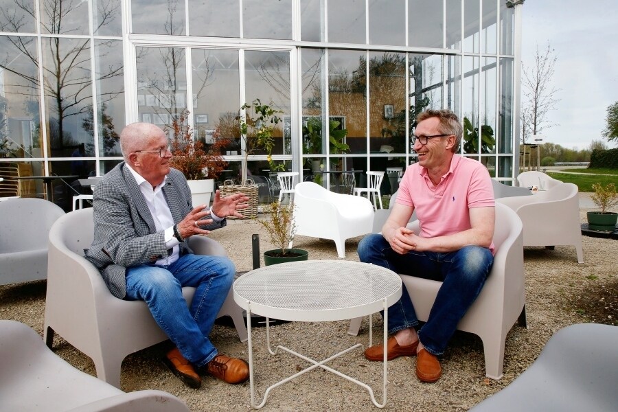 OKB-adviseur Richard Meijer (links) en Patrick Kok. Foto: Ruud Voest.