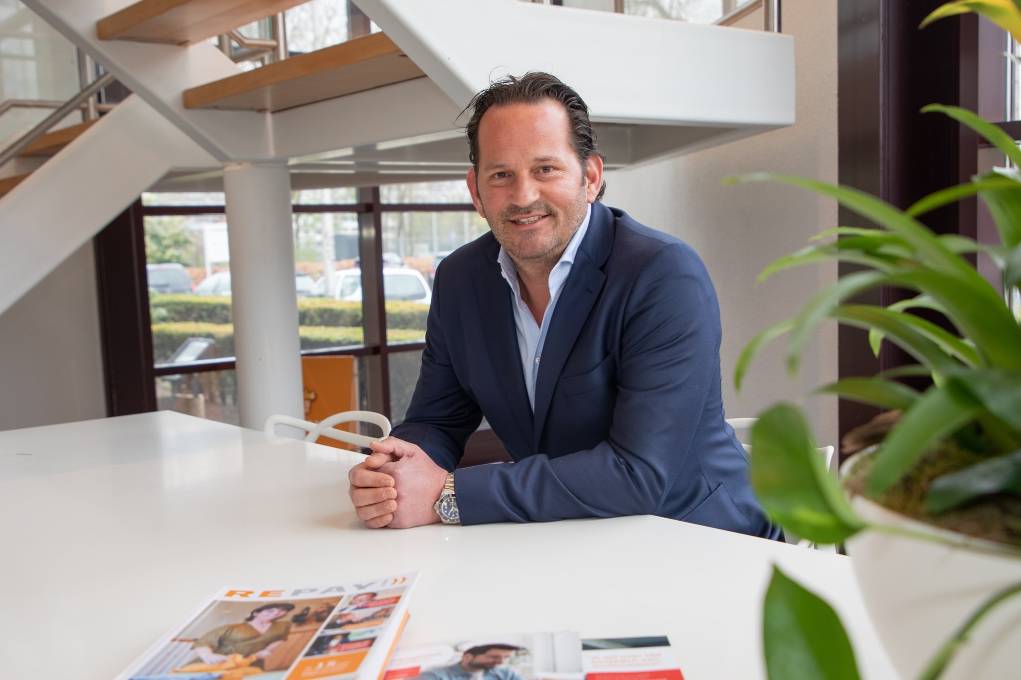 ,,De wereld rond zzp verdient meer duidelijkheid en dit platform zorgt daarvoor.'' Foto: Hans Vlugt, directeur Repay HRM