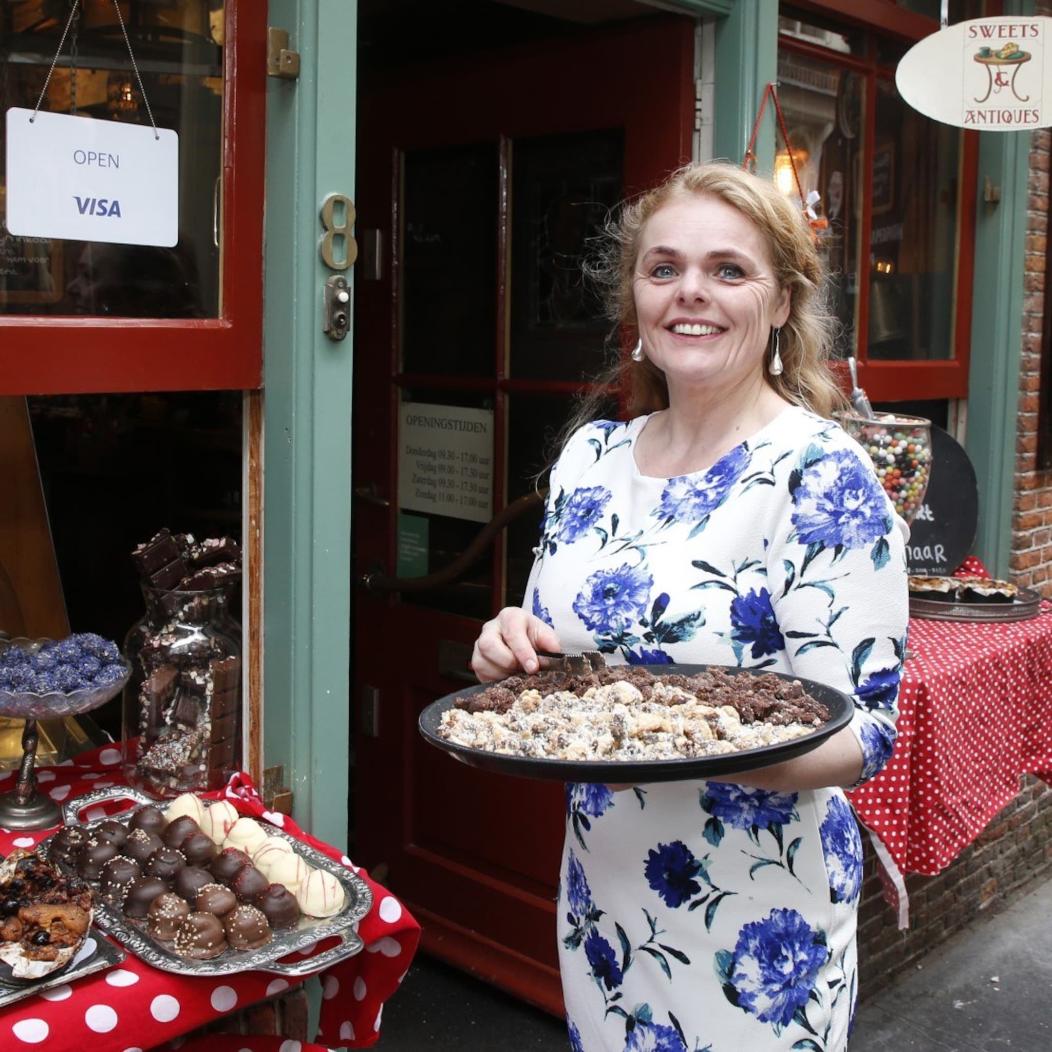 hoe sweets en antiques toeristen wil verleiden met koekjes van eigen deeg