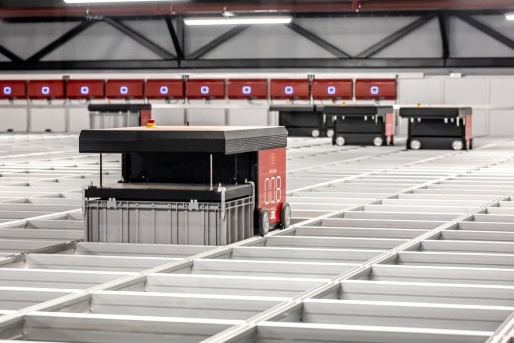 Het AutoStore-robotsysteem van Jan de Rijk Logistics
