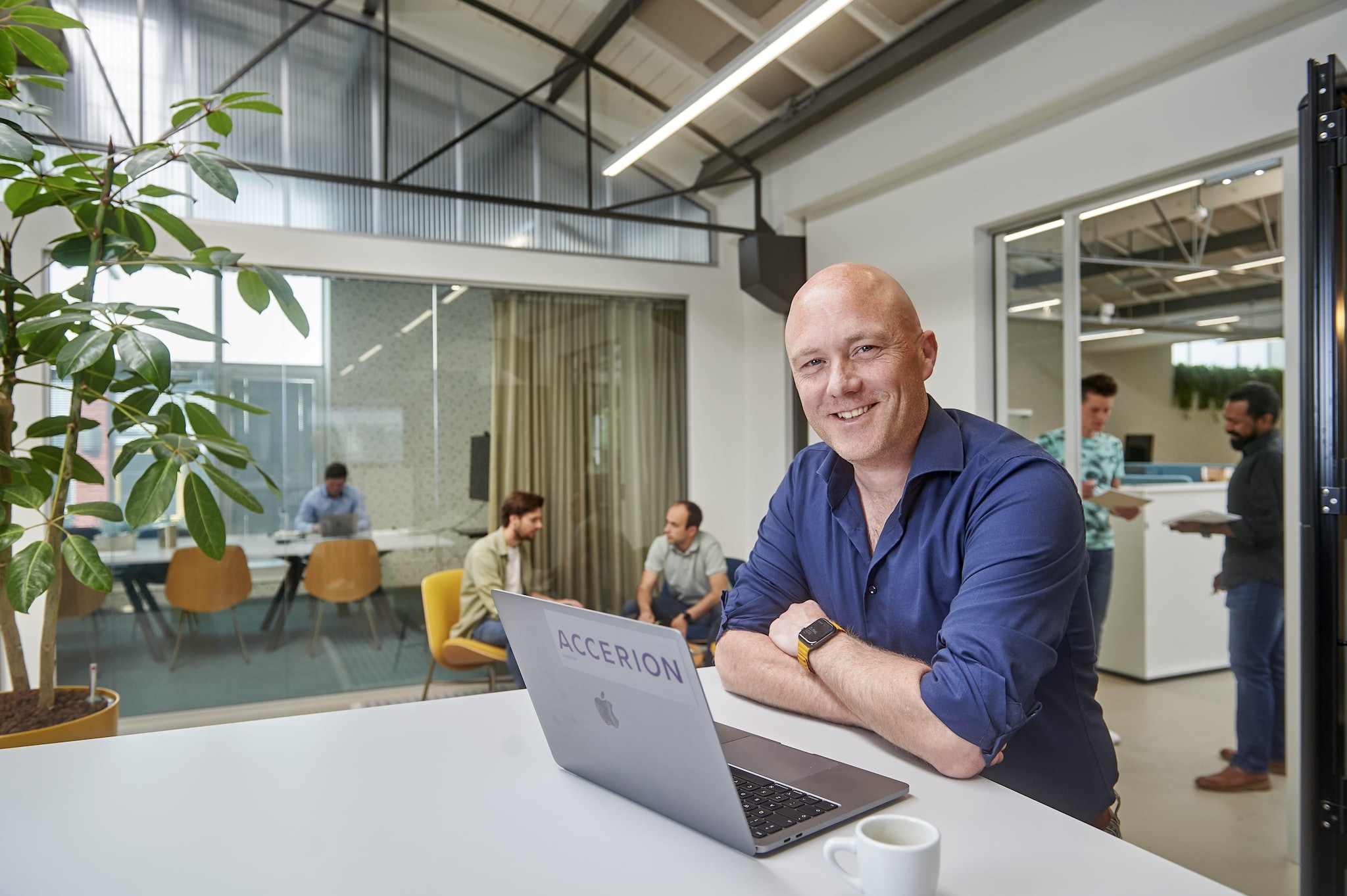 Directeur Vincent Burg van Accerion. Foto: VanAssenDelft