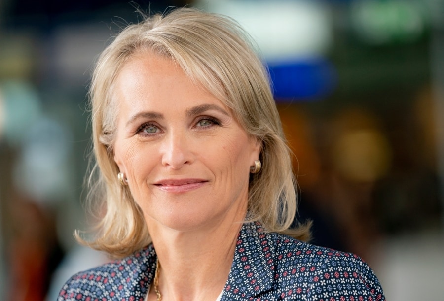 Of Marjan Rintel, de nieuwe ceo van KLM, de top 10 best verdienende ceo's haalt is niet bekend. Foto: KLM