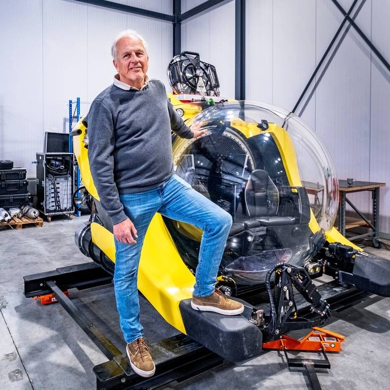 Bert Houtman, ceo en oprichter van U-Boat Worx. Foto: Raymond Rutting/de Volkskrant.