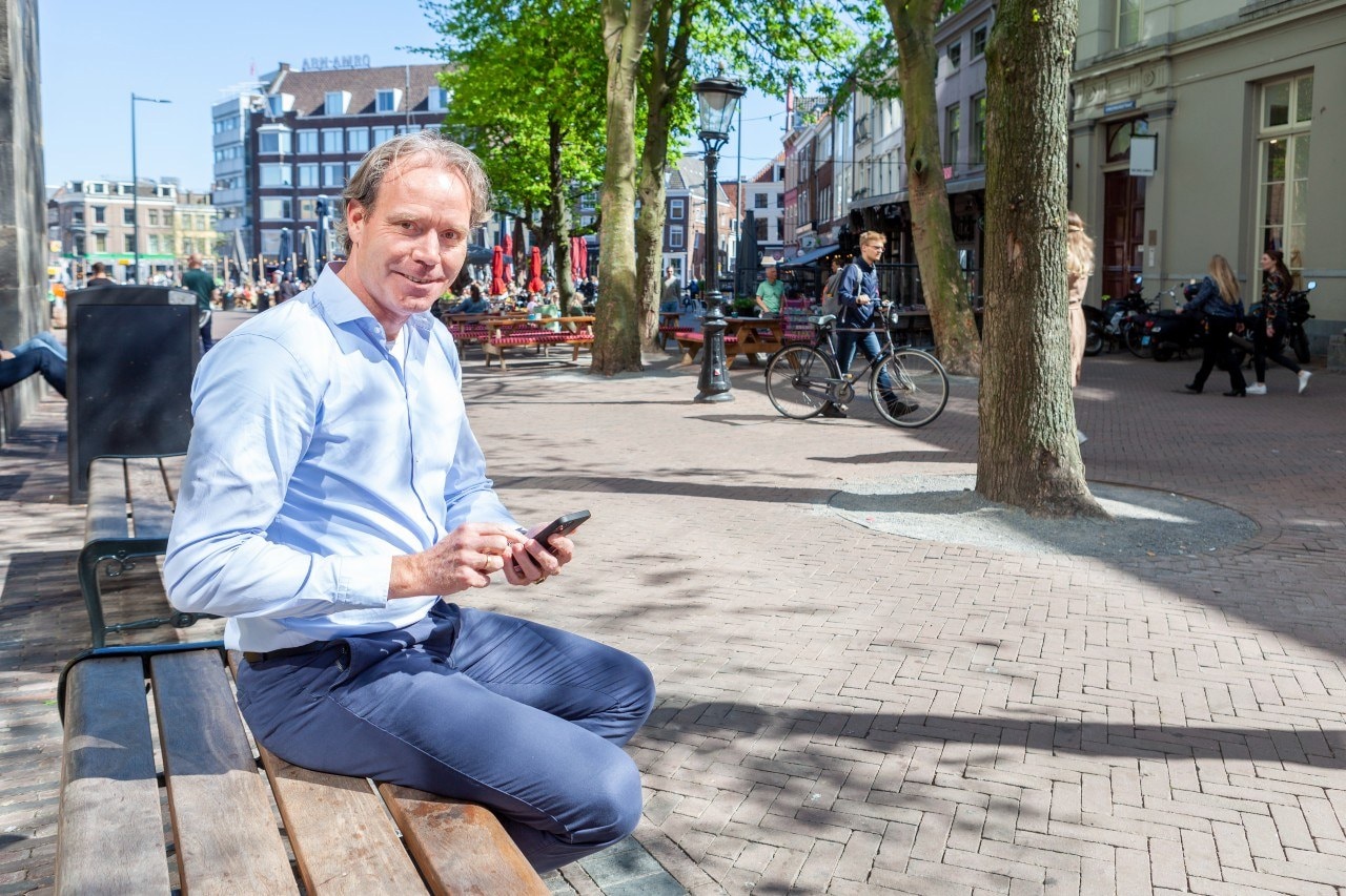 Klaas Pieter Roemeling: ,,Wij kunnen bedrijven ontzorgen met de mobiliteit van hun personeel." Foto: Machtelt Mostert.