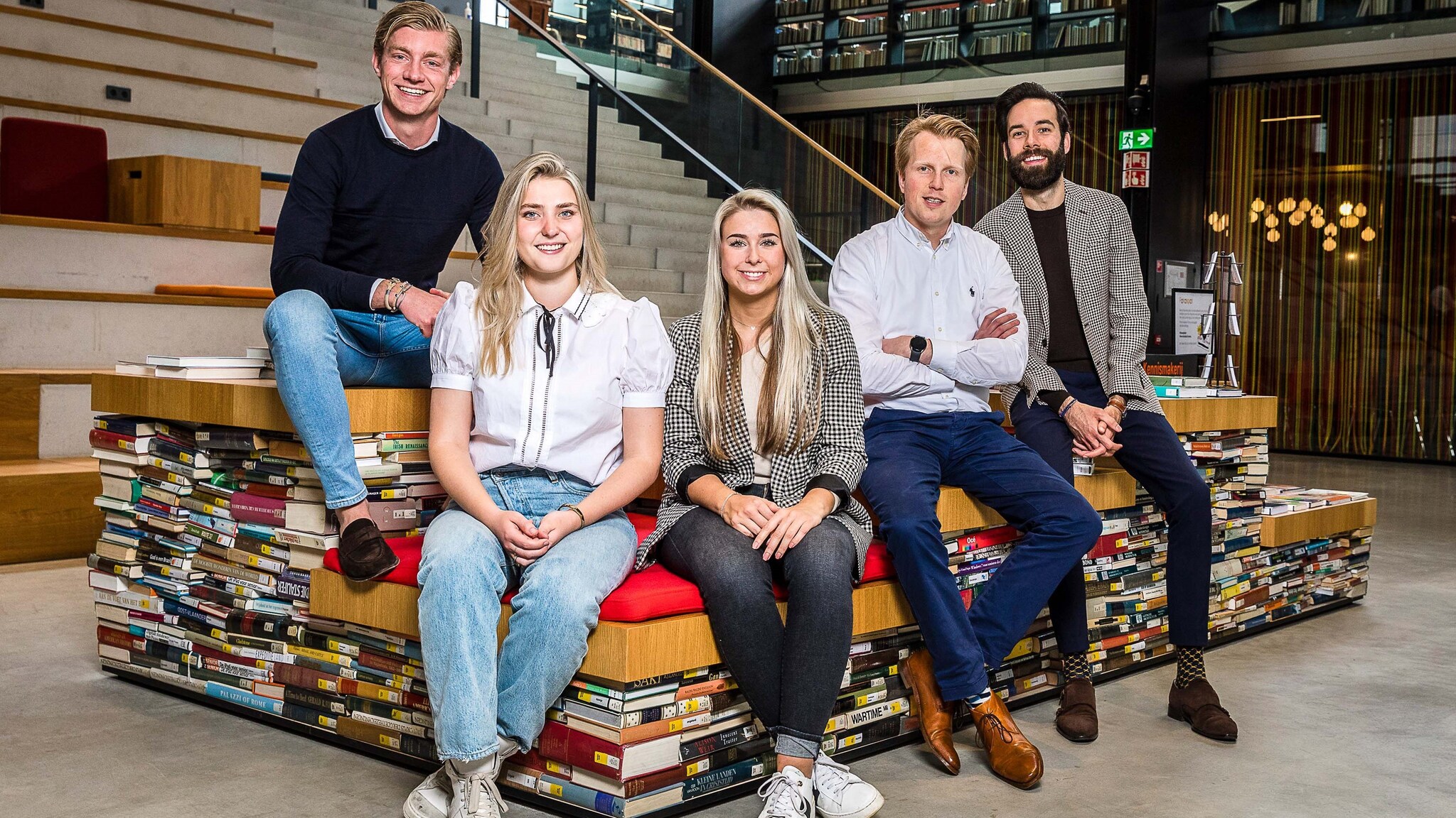 Het team van HalloLex met links oprichter Bas van der Werf. Foto: HalloLex