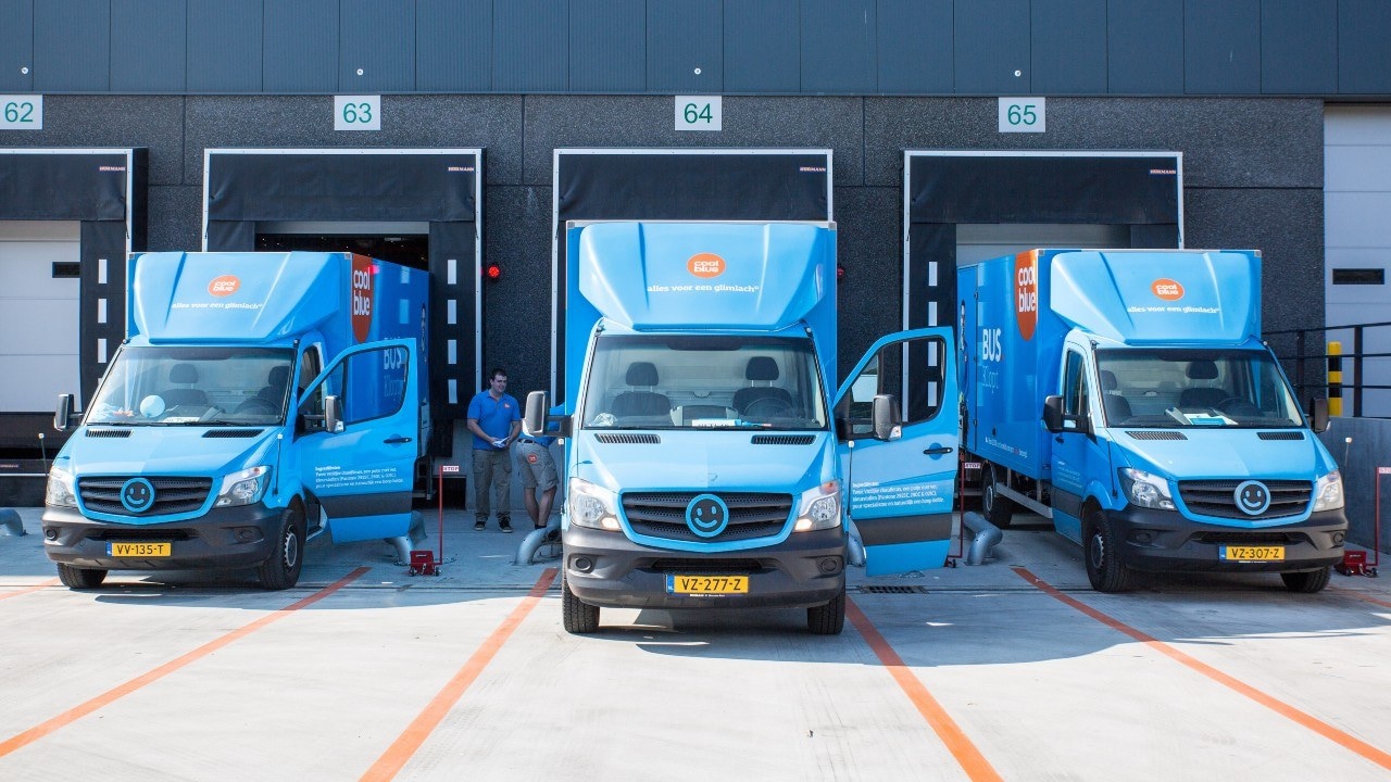Plotwise verzorgt voor Coolblue de software om bezorging van online bestellingen te regelen. Foto: Coolblue
