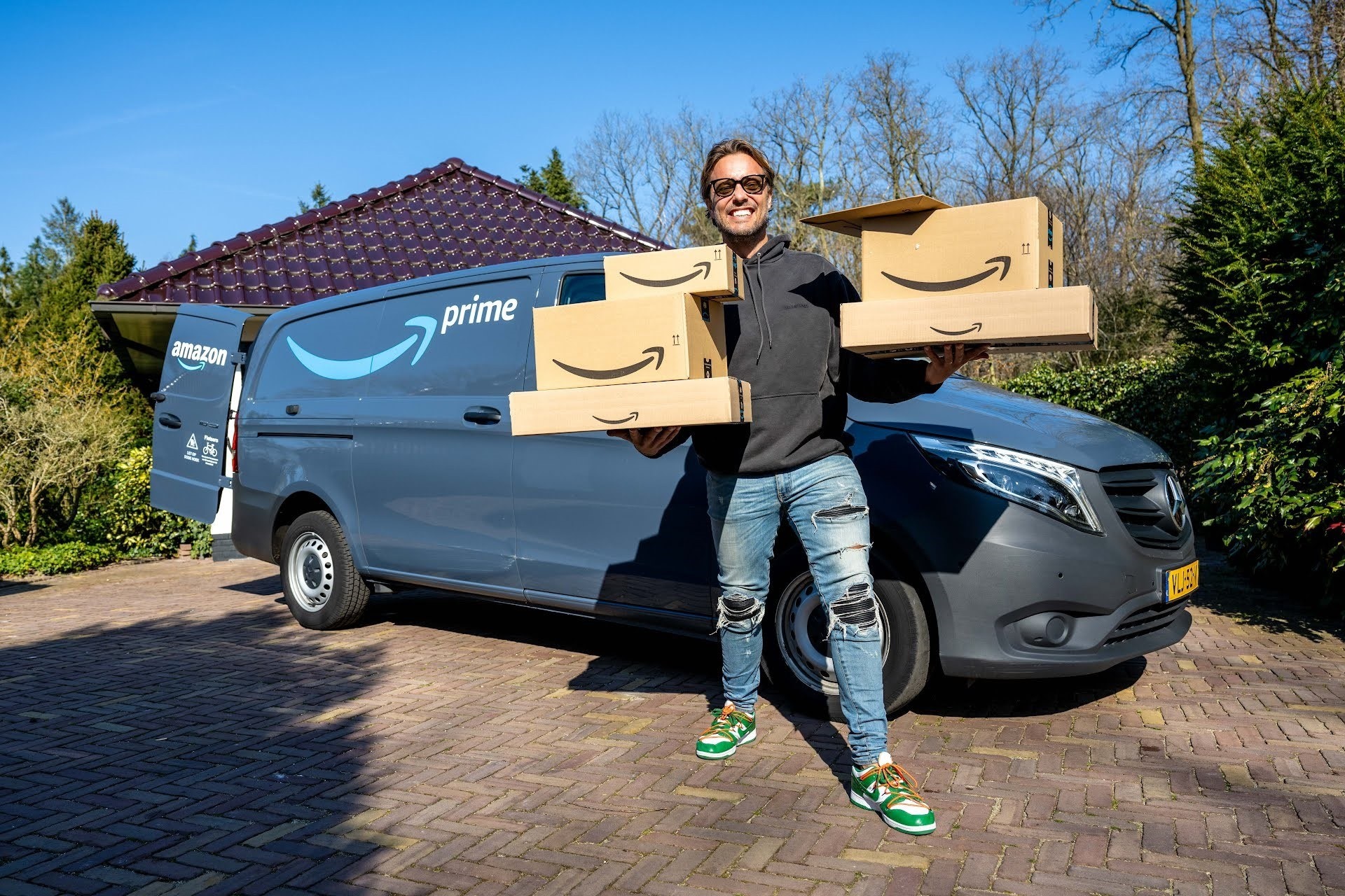 Ondernemer Bas Smit opent vandaag op Amazon zijn eigen webwinkel. Foto: Amazon/Smit