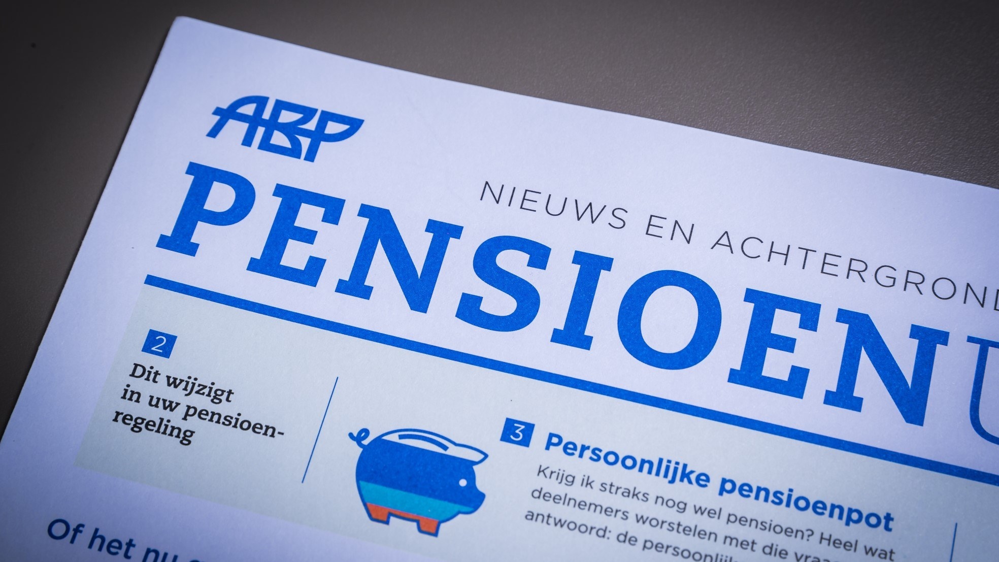 Iedereen gaat pensioen opbouwen via een premieregeling. De pensioenpremie staat centraal en wordt voor alle leeftijden gelijk. Foto: ANP