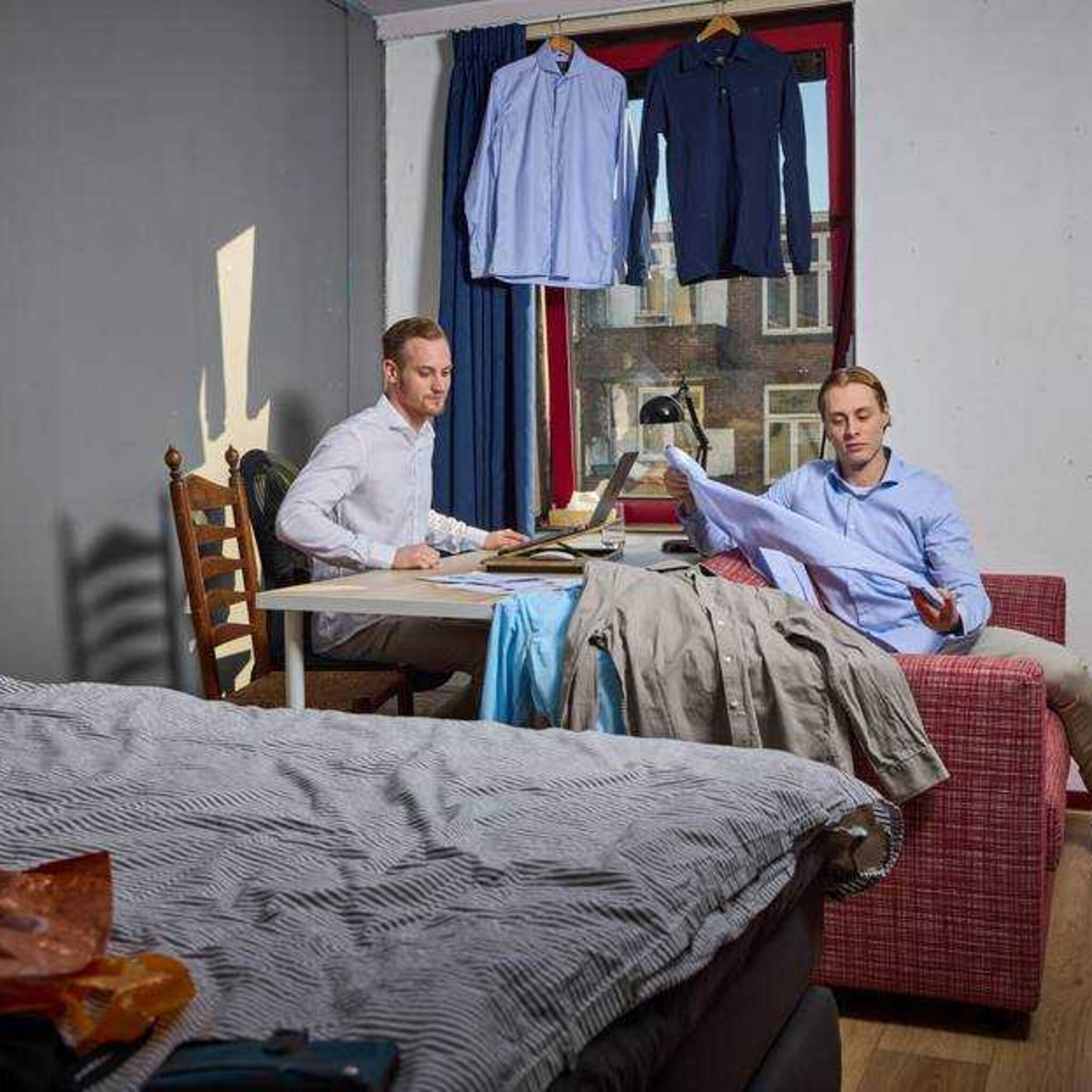 ook zalando wil jan jaap 22 en rowdy 27 succesvol in strijkvrije overhemden