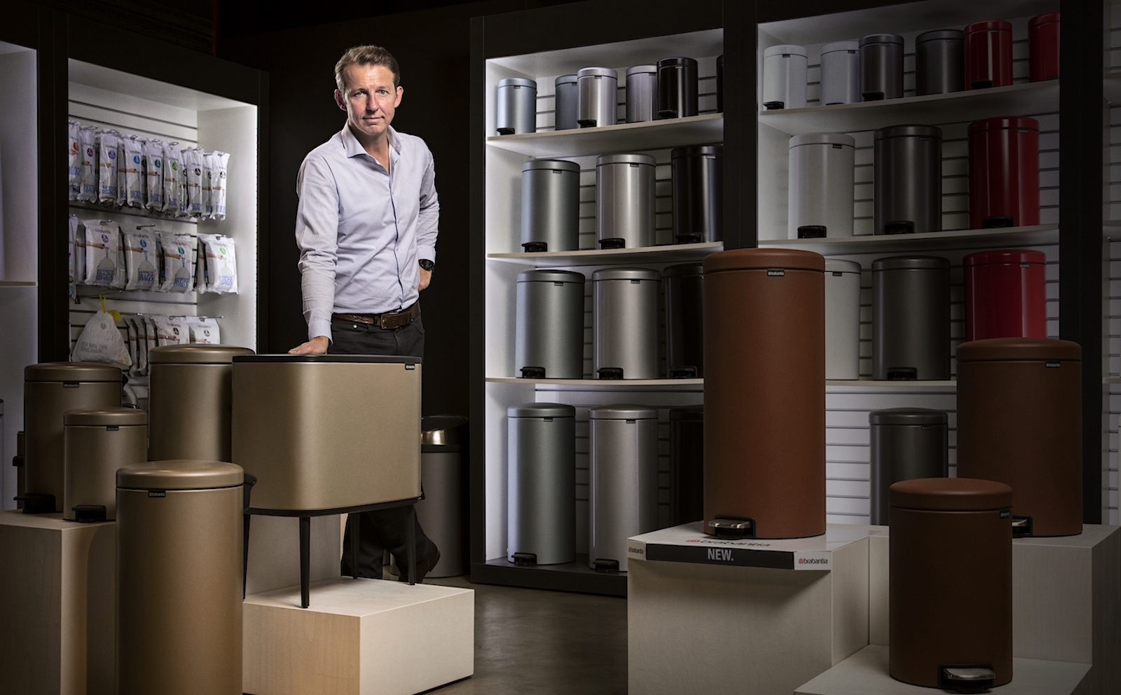 Ceo Tijn van Elderen is de vierde generatie die aan het roer staat van familiebedrijf Brabantia.
