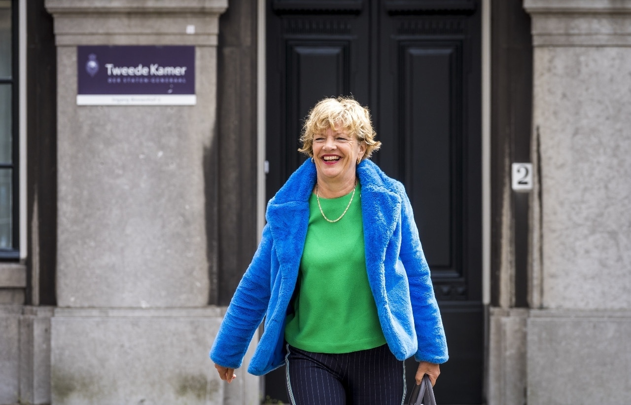 Maria van der Heijden, directeur van MVO Nederland en een van de ondertekenaars van een samenwerkingsprogramma voor een snelle energiebesparing van en voor burgers, bedrijven en overheid. Foto: ANP.