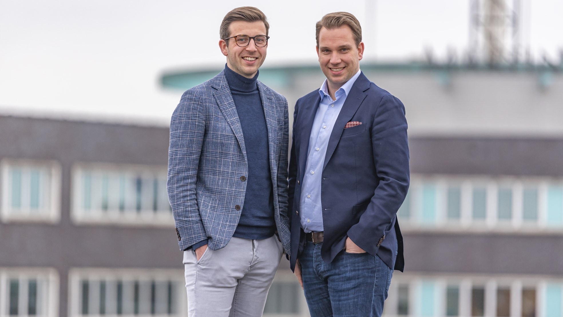 De ondernemende broers Patrick (rechts) en Milan van der Meulen. Foto: enie.nl