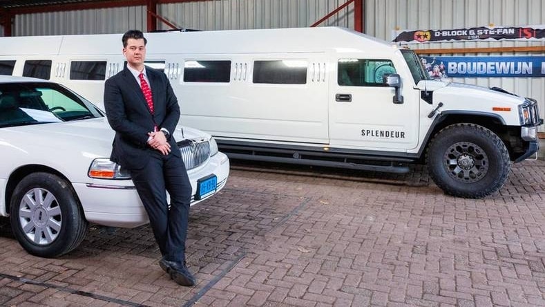 Michael de Vries, eigenaar van limousineverhuurbedrijf Splendeur. Foto: Splendeur Limousines