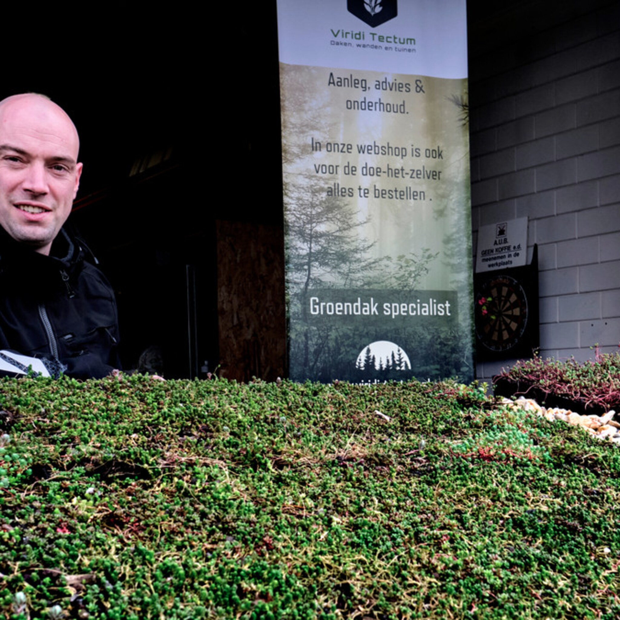 waarom deze ondernemer het roer omgooide en in groene daken stapte