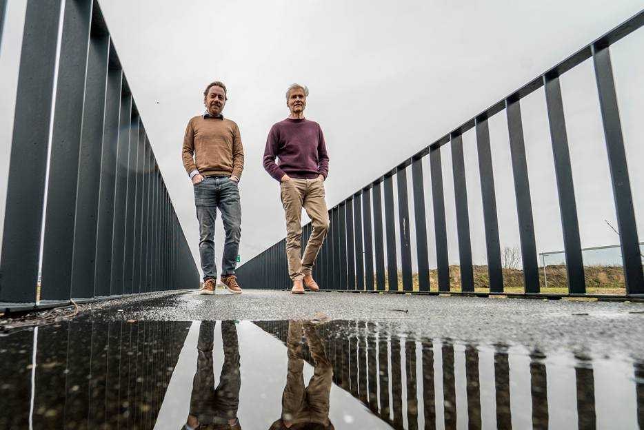 Remco Verzijlbergh en Frans Jan Burkens (rechts). Foto: De Gelderlander/Fred Leeflang.