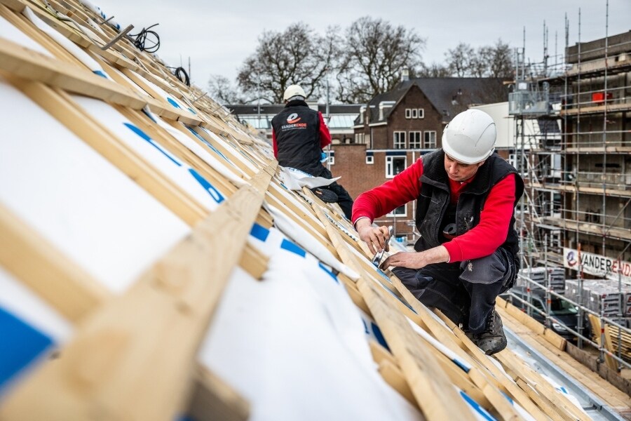 Zelfstandigen in de bouw lukt het het vaakst om meer dan het minimumloon te verdienen met hun bedrijf. Foto: ANP.