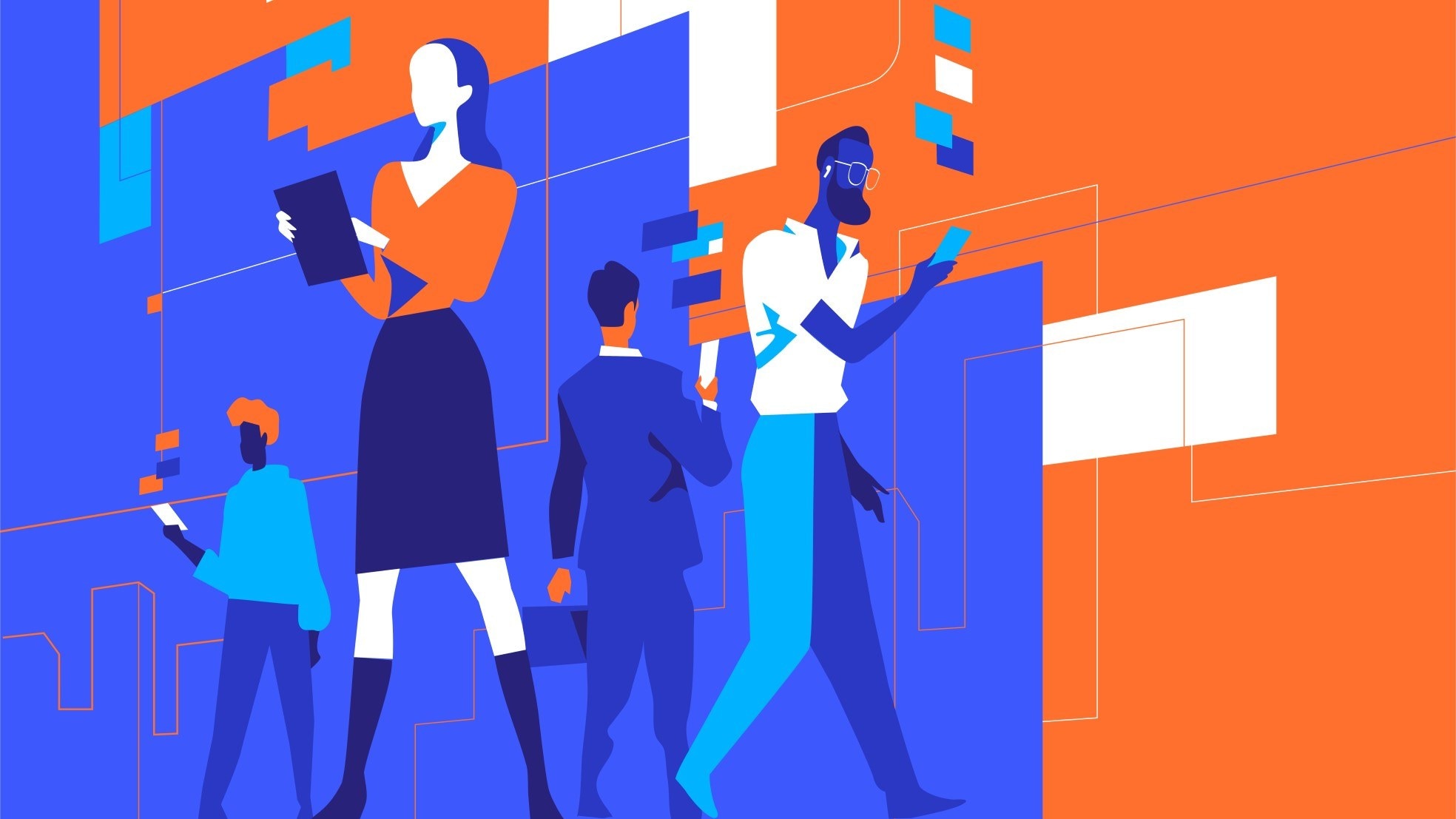 Zuid-Holland gaat het mkb helpen met digitaliseren. Illustratie: Shutterstock