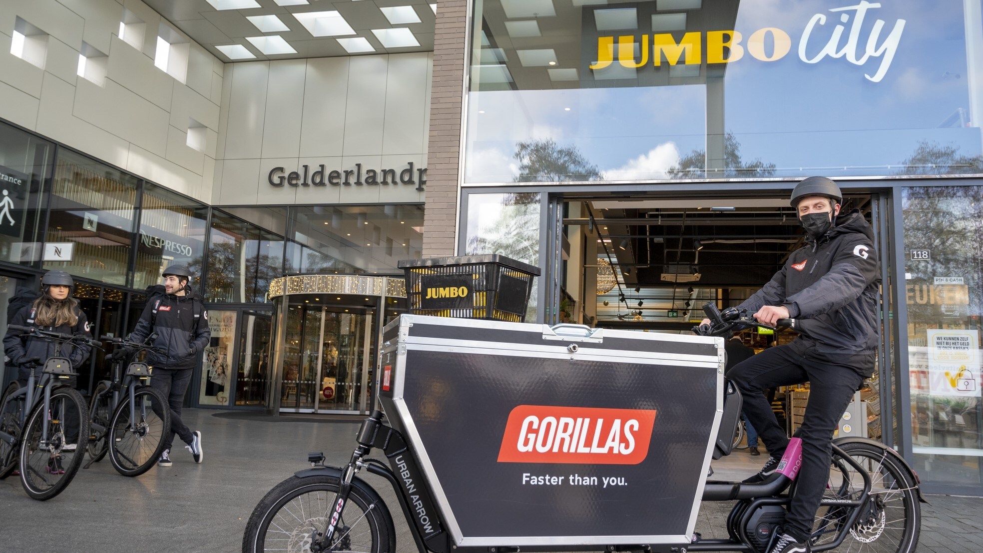 Jumbo gaat in Nederland en Vlaanderen een groot deel van haar assortiment aan Gorillas leveren. Foto: ANP