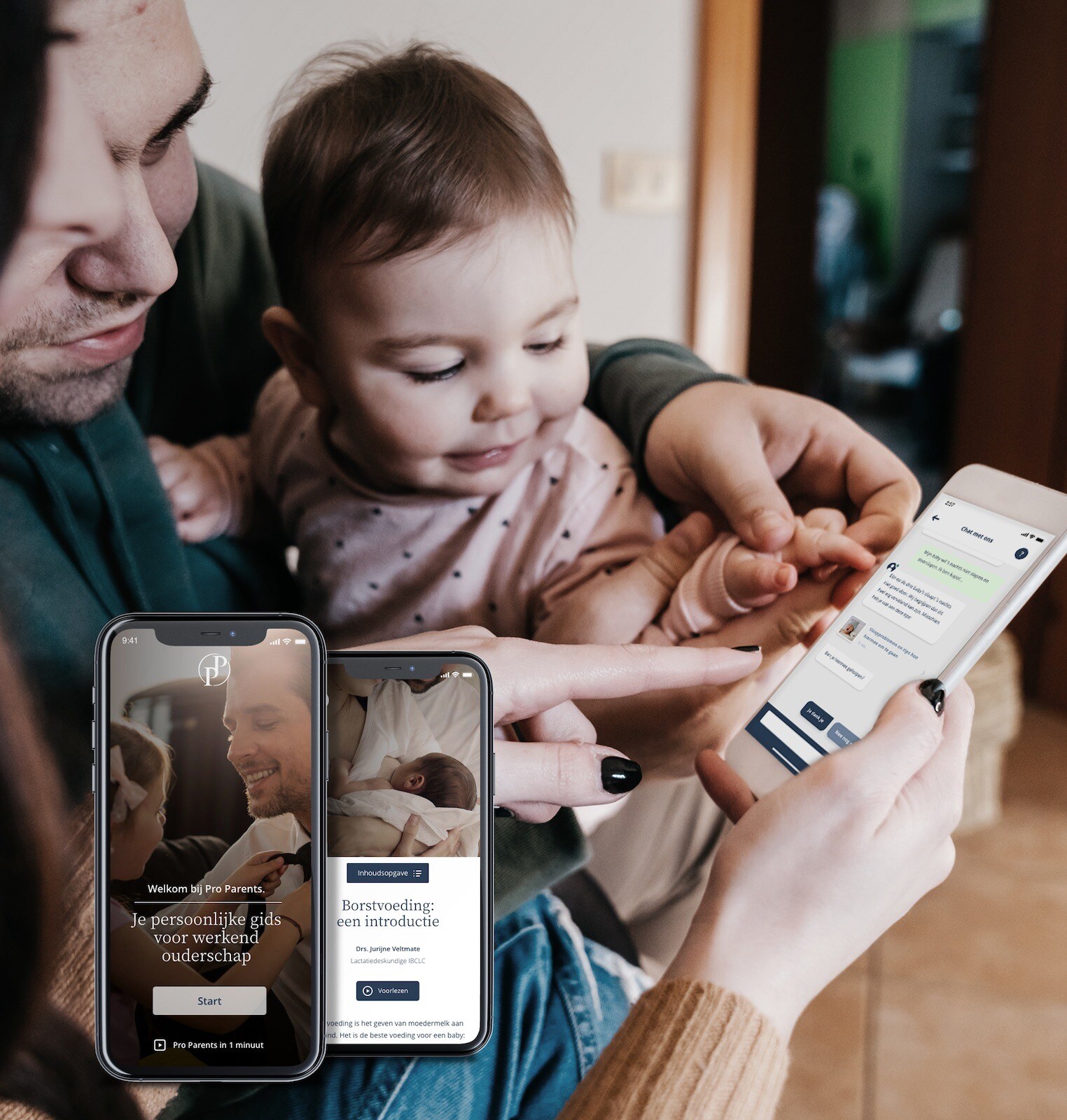 Pro Parents is een health tech-platform bestaande uit zowel een app voor ouders als een dashboard voor leidinggevenden en HR.