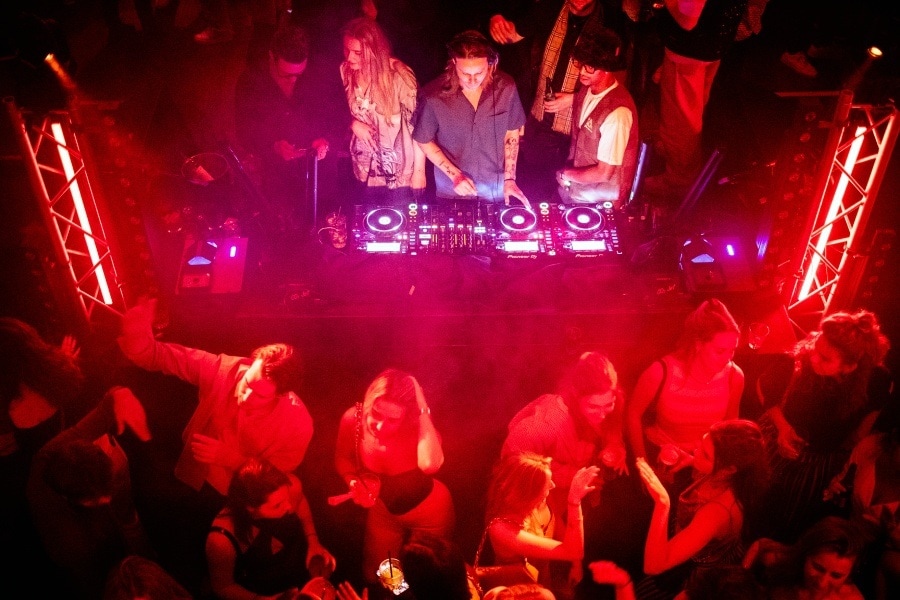De Chicago Social Club in Amsterdam was afgelopen weekend open tijdens de protestactie De Nacht Staat Op. Voor een op de acht clubs kwam deze avond te laat. Foto: ANP