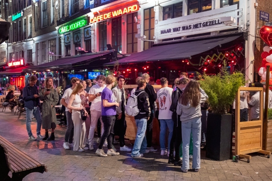 Koninklijke Horeca Nederland wil dat nachthoreca open kan met het verplicht tonen van een QR-code. Foto: ANP.