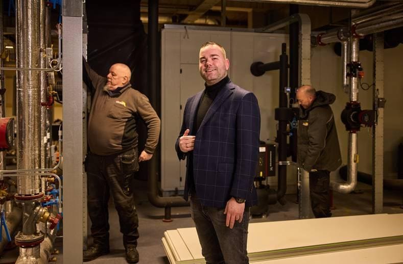 Tristan van Putten: ,,We gaan niet mee in de ratrace van dure auto's en extreme salarissen." Foto: Jan de Groen