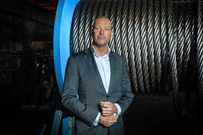 Egbert Vennik, ceo van Hendrik Veder Group, heeft het circulaire gedachtengoed uit de papier- en afvalindustrie volledig omarmd. Foto: Hilko Visser/Hendrik Veder Group