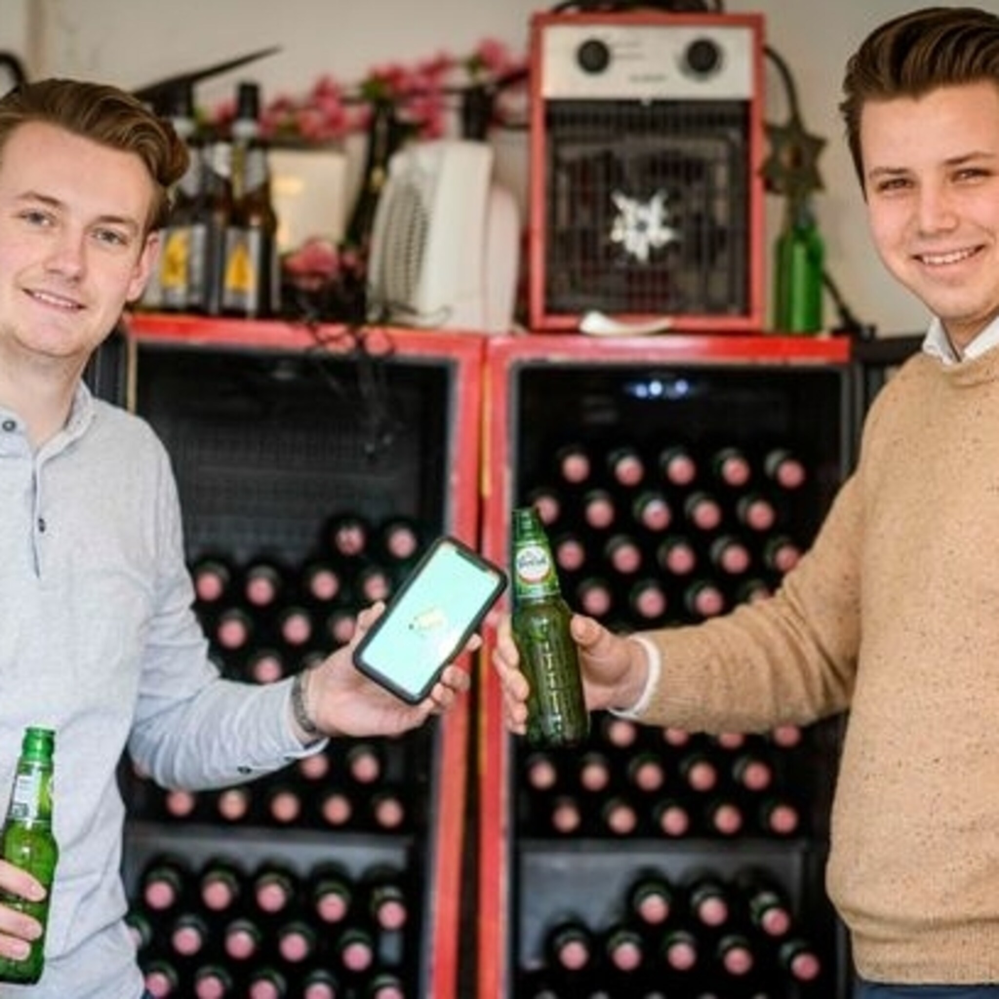 nooit meer zonder bier dankzij prijswinnende startup streep n