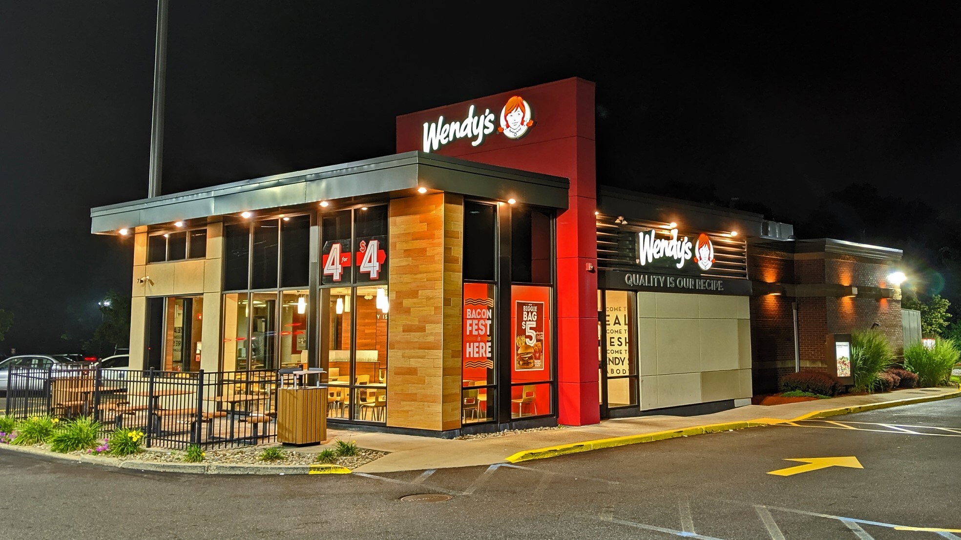 Een filiaal van fastfoodketen Wendy's in het Amerikaanse Lynnfield, Massachusetts. Foto: Shutterstock