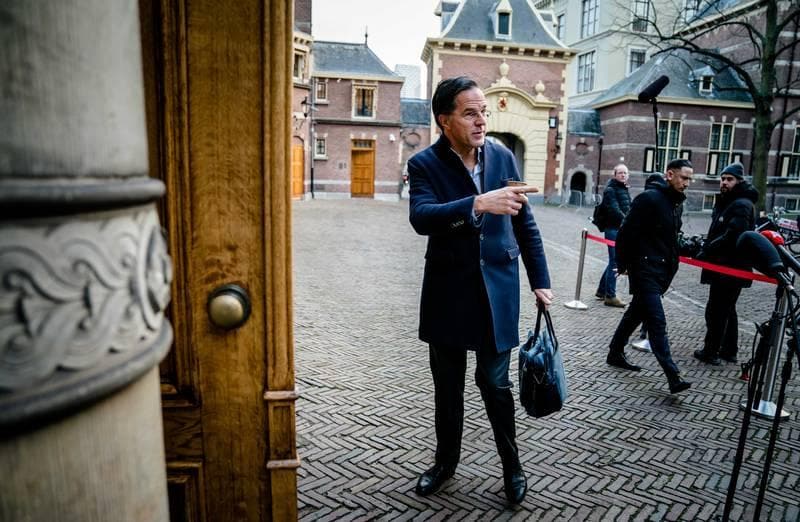 Premier Rutte op weg naar goed nieuws voor de horeca. Foto: ANP
