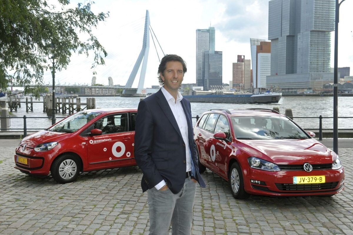 Het aantal gebruikers van Greenwheels steeg in 2021 met liefst 20 procent, vertelt Andrew Berkhout. Foto: Greenwheels.