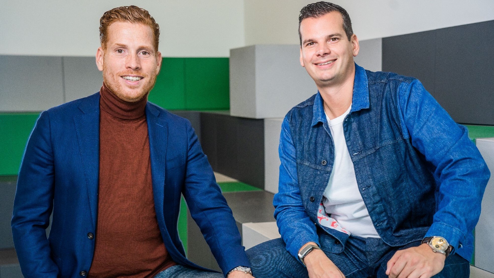 Jerry Remmers (links) en Youri Lieberton van Loyals. Foto: Wouter Keuris.