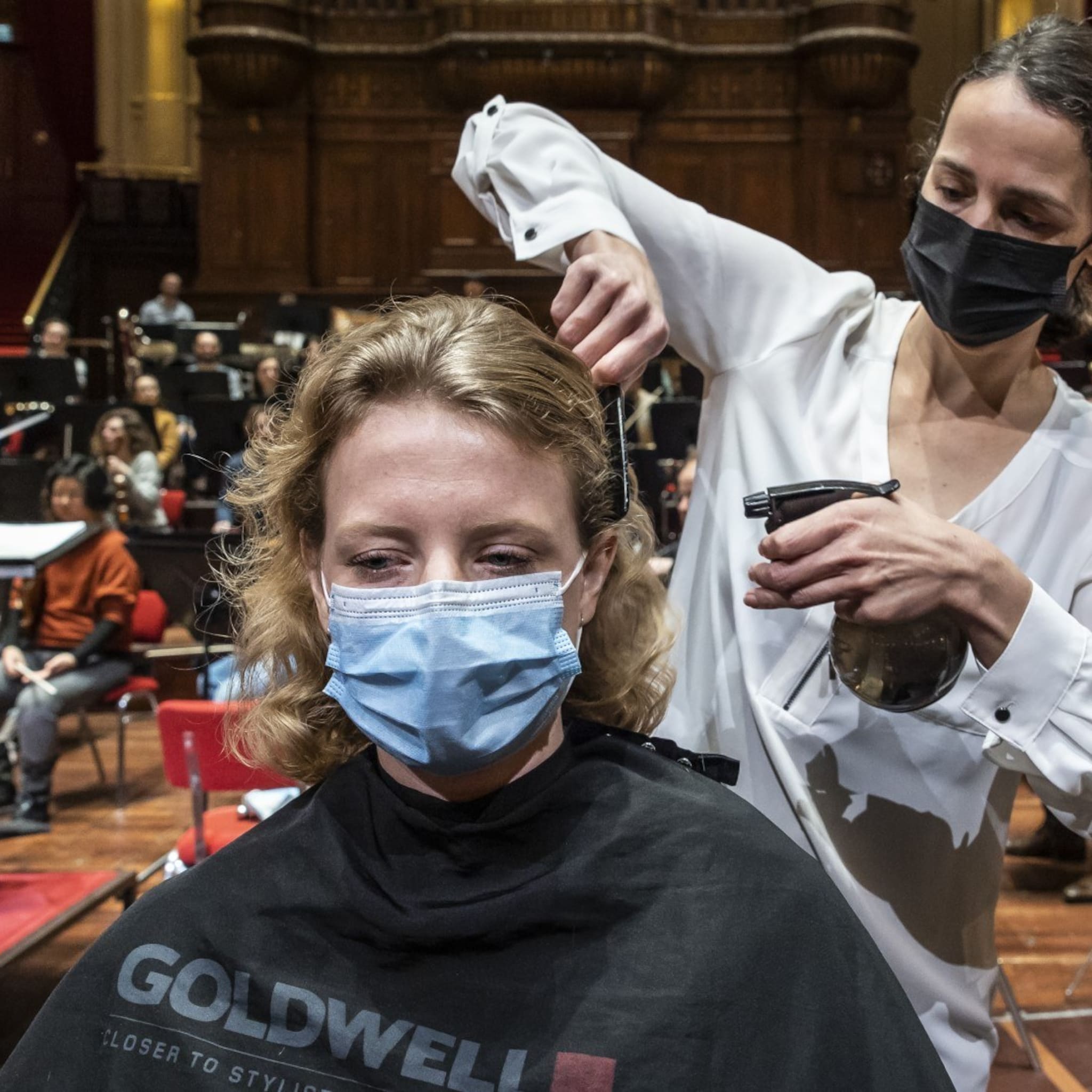 een kapsalon in een theater kan dat zomaar