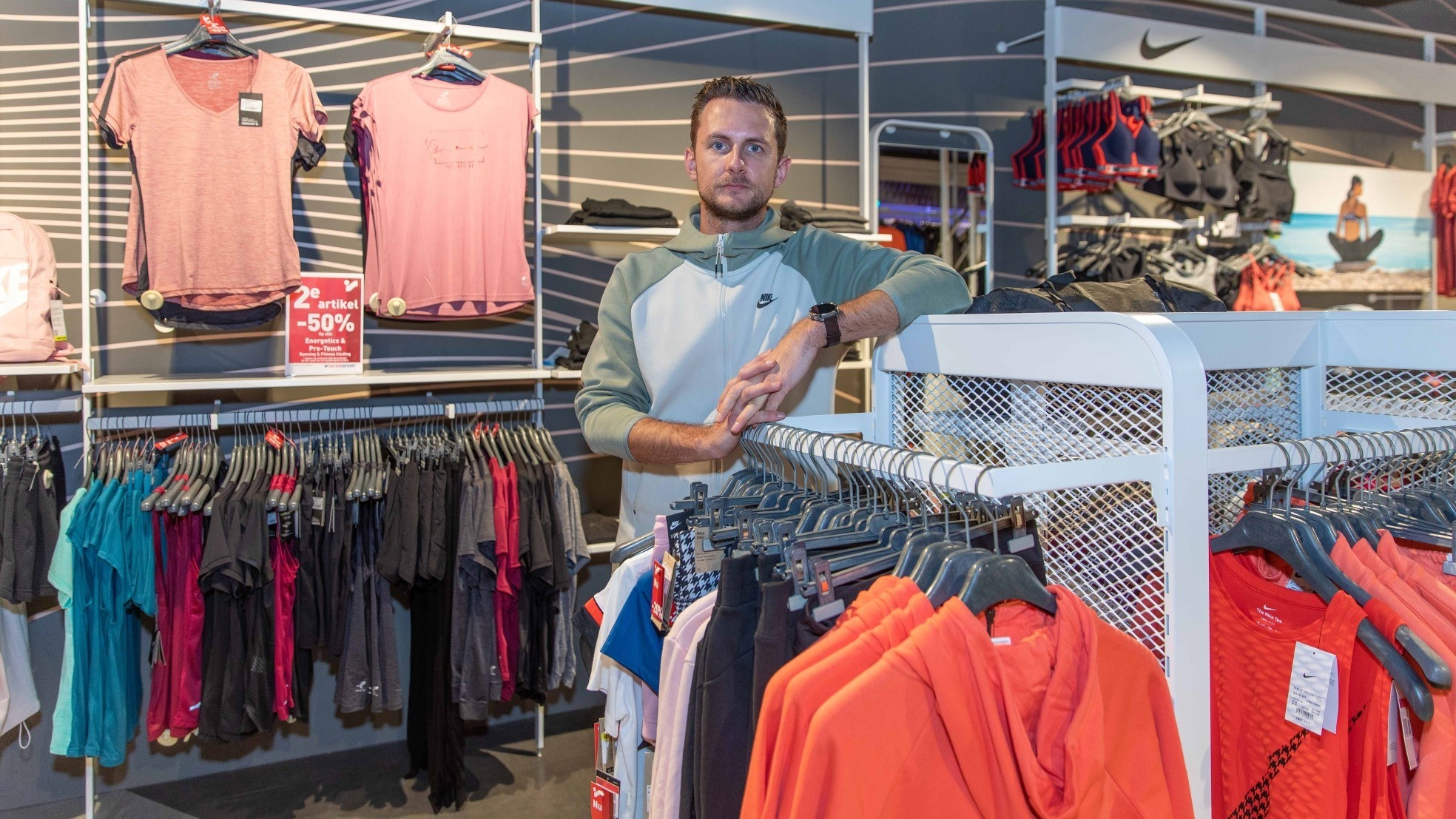Sjoerd Barends, eigenaar van Intersport in Goes. Foto: Marcelle Davidse