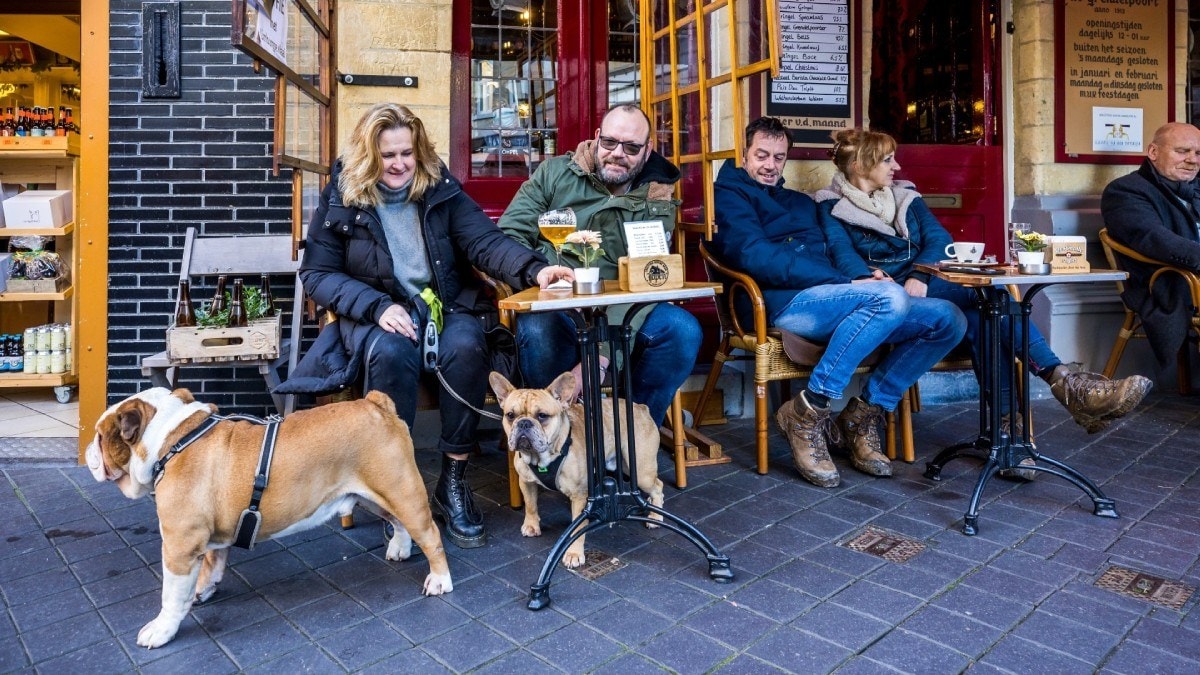 In Valkenburg leek het vrijdag alsof corona niet meer bestond. Foto: ANP