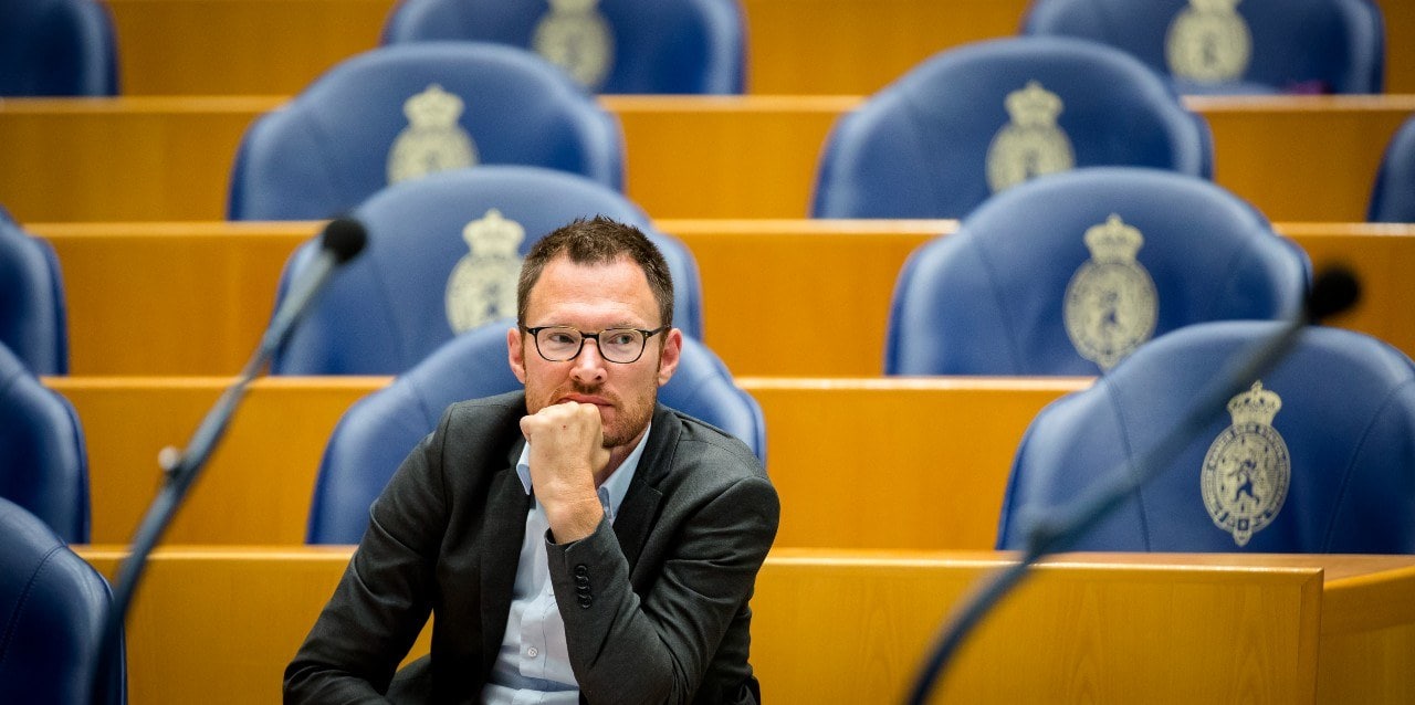 Burgemeester Otwin van Dijk in een vorig leven als kamerlid voor PvdA. Foto: ANP.