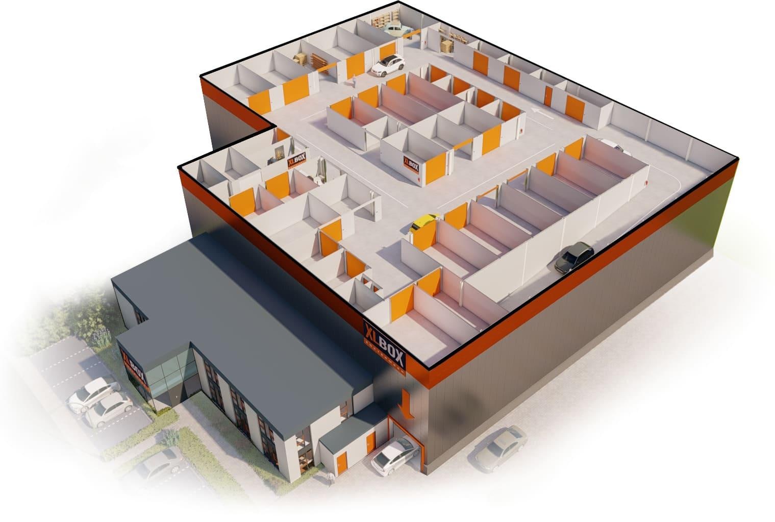 Naast de opslag van jouw spullen ben je misschien ook op zoek bent naar een rustige, veilige werkplek, op een centrale locatie en die je alleen hoeft te huren als je hem nodig hebt. Daarom kun je bij XLBox Nederland ook een kantoorruimte of flex werkplek huren. Foto: XLBox Nederland