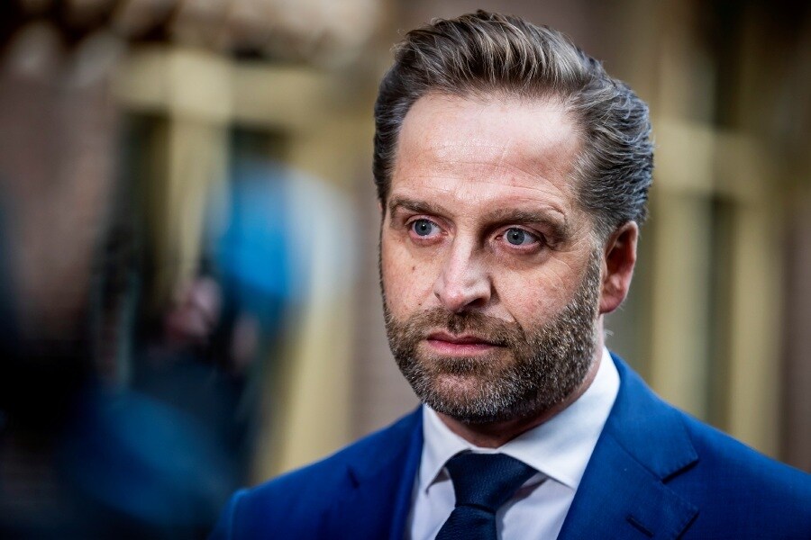 Hugo de Jonge onderging vandaag zijn laatste ministerraad als coronaminister. Foto: ANP