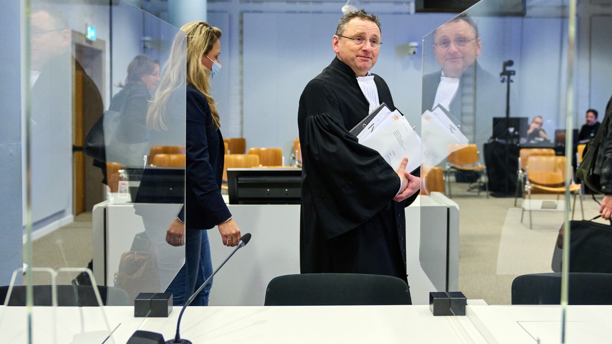 Advocaat Bart Maes bij de rechtbank in Den Haag. Foto: ANP