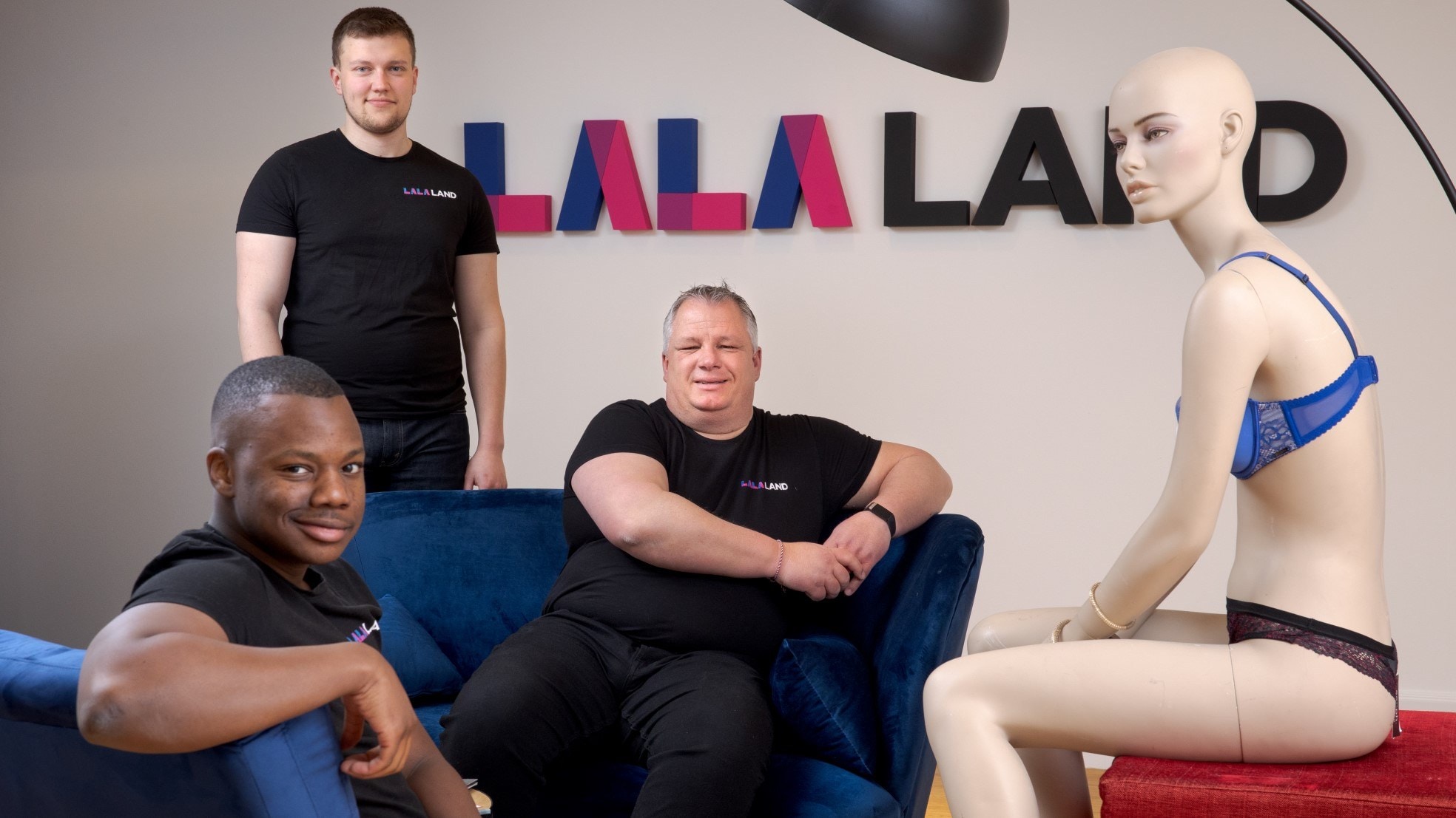 Michael Musandu, Ugnius Rimša en Harold Smeeman (v.l.n.r.) van Lalaland. Foto's: Lalaland