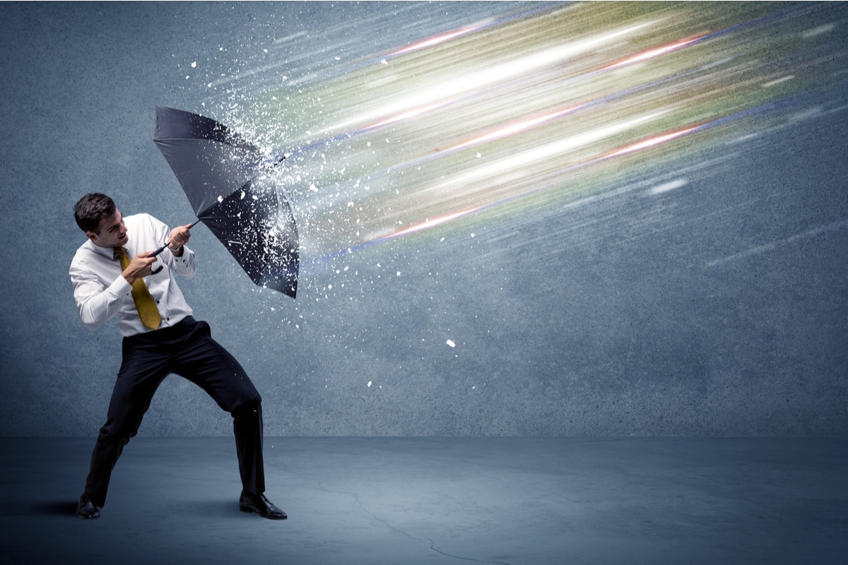 Ondernemers krijgen ook in 2022 te maken met forse tegenwind. Foto: Shutterstock