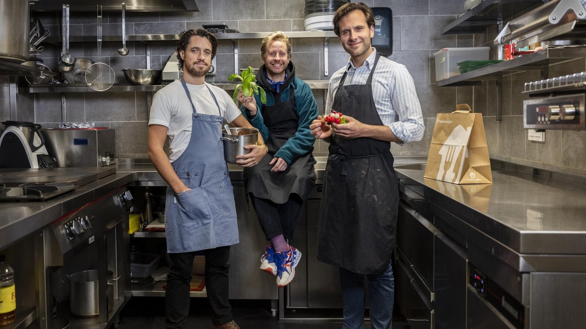 Jasper Demollin, Daan Boom en Tobias Camman openen hun eigen vegan restaurant.