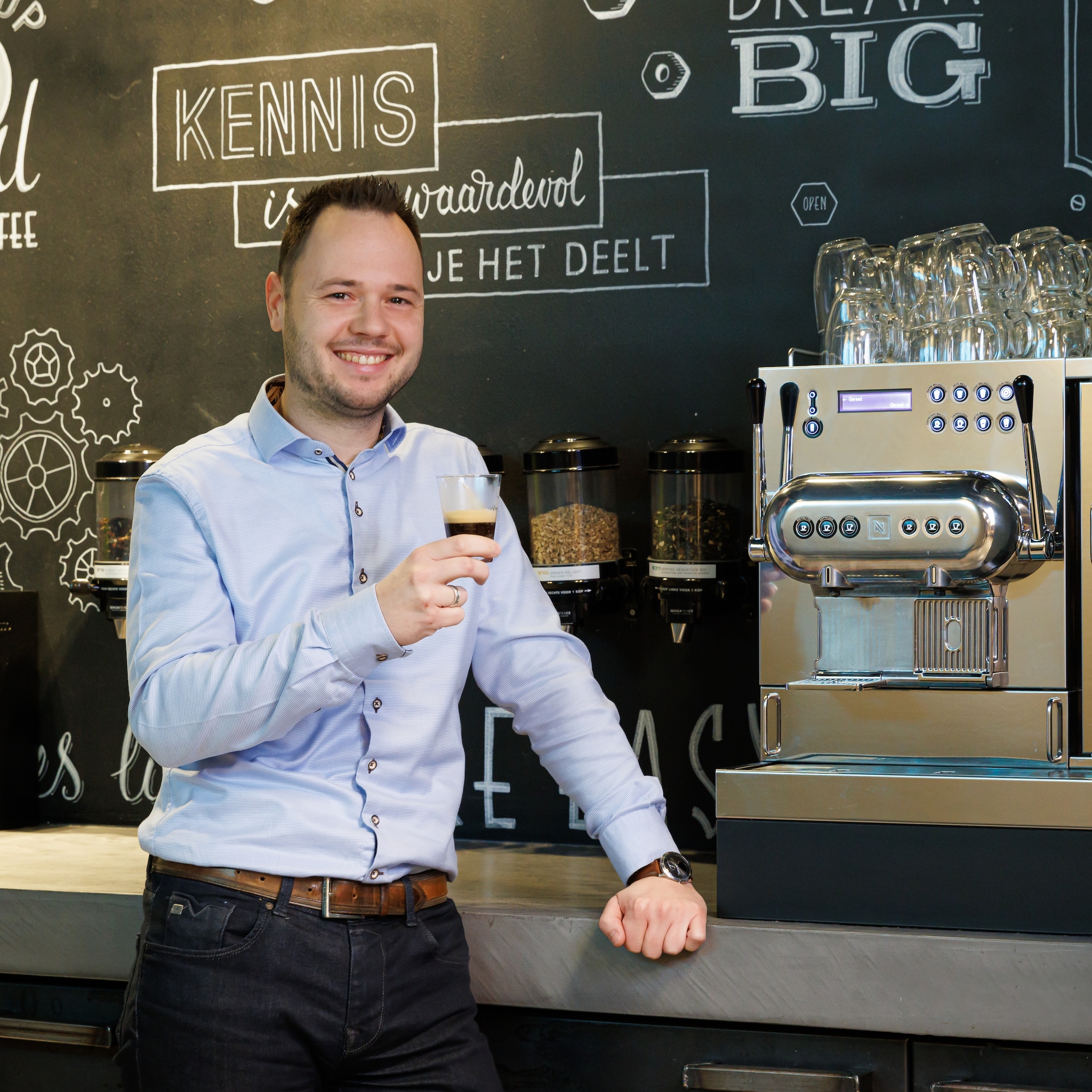 het nieuwe werken goede koffie als arbeidsvoorwaarde