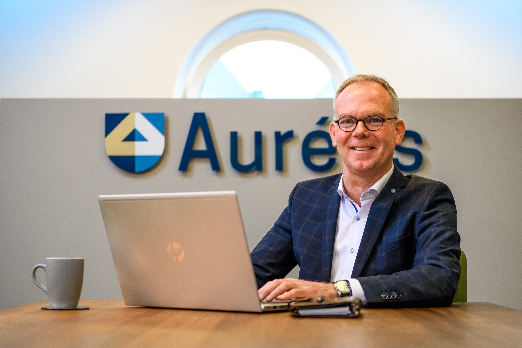 Johan Mesu (Auréus): ,,Onze dienstverlening draait voor 70 procent om de relatie.” Foto: Auréus